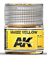 Real Colors- Maize Yellow Acrylic Lacquer Paint 10ml Bottle
