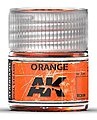Real Colors- Orange Acrylic Lacquer Paint 10ml Bottle