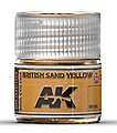 Real Colors- British Sand Yellow Acrylic Lacquer Paint 10ml Bottle