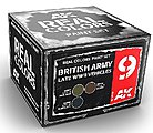 Real Colors- British Army Late WWII Vehicles Acrylic Lacquer Paint Set (3) 10ml Bottles