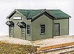 Illinois Central Type B Depot Kit HO Scale Model Railroad Building #124