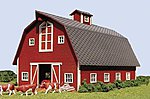 Country Barn Kit N Scale Model Railroad Building #619