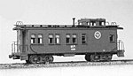 Wood Caboose - Kit Missouri Pacific Drover