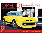 Opel GT Car (White) Plastic Model Car Kit 1/25 Scale #729