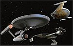 STAR TREK TOS ERA SHIP Snap Kit-- Science Fiction Plastic Model #763