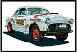 1949 Ford Coupe Gas Man Plastic Model Car Kit 1/25 Scale #1022-12