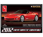 2012 Chevy Corvette Convertible Plastic Model Car Kit 1/25 Scale #733