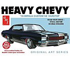 1970 Chevy Impala Heavy Chevy Original Art Plastic Model Car Kit 1/25 Scale #895