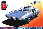 Piranha Spy Car Plastic Model Car Kit 1/25 Scale #900-12
