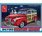 AMT 1941 Ford Woody Plastic Model Vehicle Kit 1/25 Scale #906-12