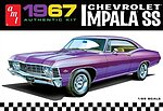 1967 Chevy Impala SS (Stock) Plastic Model Car Kit 1/25 Scale #981-12