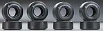M&H Racemasters Jumbo Drag Slick Tire Plastic Model Tire Set 1/25 Scale #pp003/24