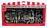 Chrysler & GM Corvette Corvair Motor Parts Pack Plastic Model Vehicle Accessory 1/25 #pp10