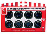 Drag Slicks Goodyear Blue Streak Tire Pack Plastic Model Tire Set 1/25 Scale #pp8