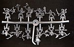 Light Warg Orcs Mythical Figures (12 Mtd) Plastic Model Fantasy Figure 1/72 Scale #72009