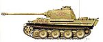 Panther Ausf G Tank (2) Plastic Model Tank Kit 1/72 Scale #99024