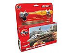 A4 Skyhawk Aircraft Medium Starter Set Plastic Model Airplane Kit 1/72 Scale #55203