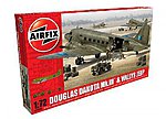 Douglas Dakota Mk III Military Transport Aircraft Plastic Model Airplane Kit 1/72 #9008