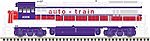 U36B Auto Train #4006 with sound HO Scale Model Train Diesel Locomotive #10002351