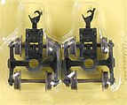 (bulk of 12) 70T RB Trucks w/AccuMate Couplers (2) N Scale Model Train Coupler #22056