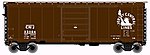 40' PS-1 Boxcar Central Railroad of New Jersey N Scale Model Train Freight Car #50001319