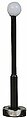 Ball Light N Scale Model Railroad Roadway Light #60000064