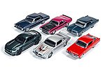 AutoWorld Diecast Set (6 Cars) Diecast Model Car 1/64 Scale #64032a
