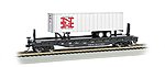 52'6'' Flat Car w/35' Trailer New Haven HO Scale Model Train Freight Car #16707