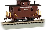 Bachmann Old-Time Bobber Caboose Pennsylvania RR #476087 HO Scale Model Train Freight Car #18402