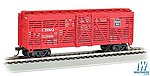 40' Stock Car Chicago Burlington & Quincy HO Scale Model Train Freight Car #18505