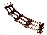 O-27 Track Pack - Curved pkg(50) O Scale Model Train Track #202