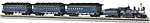 Bachmann Royal Blue Set N Scale Model Train Set #24018