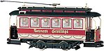 Spec Street Car Christmas On30 Scale Trolley and Hand Car #25127