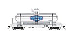 Spec Tank Car Standard Oil ON30 O Scale Model Train Freight Car #27131