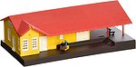 Grovemont Freight Station Built-Up N Scale Model Railroad Building #45907