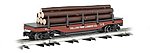 Operating Log Dump Car Yellow Pine Lumber Co O Scale Model Train Freight Car #47928