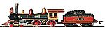 4-4-0 American Union Pacific #119 N Scale Model Train Steam Locomotive #51151