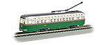 PCC Streetcar w/DCC, Sound & Sparking Trolley Pole Philadelphia Transit Co. (green, cream)