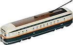 PCC Streetcar w/DCC, Sound & Sparking Trolley Pole Chicago (green, white, red)