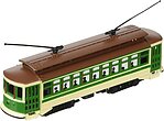 Brill Trolley - Standard DC - Green, Cream, Brown N Scale Trolley and Hand Car #61093