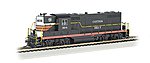 GP7 Cotton Belt #304 (Black Widow) with DCC HO Scale Model Train Diesel Locomotive #62417