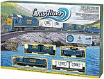 Coastliner Railroad HO Scale Model Train Set #734