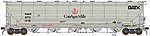 5660 Pressure Differential Hopper GACX #8793 N Scale Model Train Freight Car #19012