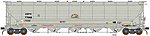 5660 Pressure Differential Hopper CEFX #77186 N Scale Model Train Freight Car #19017