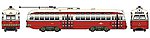 PCC Street Car Toronto Transportation Commission HO Scale Trolley and Hand Cars #12697
