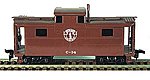 N5 Caboose Boston & Maine Minute Man Logo HO Scale Model Train Freight Car #55033