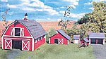 Barn & Outbuildings Laser Art Kit N Scale Model Railroad Building #850