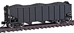 H2A 3-Bay Hopper Unlettered (6) N Scale Model Train Freight Car #3133