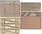 Lattice-Base Wood Billboard - Kit McCabe Lumber HO Scale Model Railroad Scenery #23026