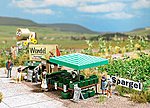 Asparagus Stand w/Accessories - Kit HO Scale Model Railroad Trackside Accessory #1074
